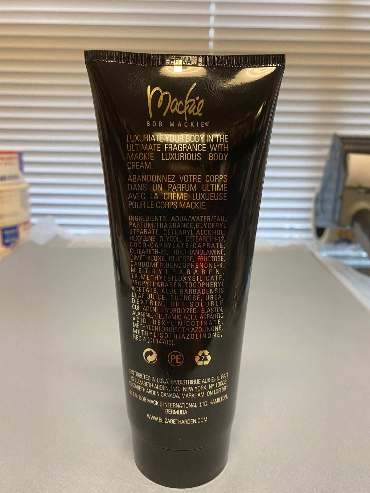 Bob Mackie Luxurious Body Cream Original Peach Color Discontinued Qty 1 New in Box