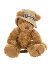Load image into Gallery viewer, BURBERRY 2006 BEAR W/HAT NEW IN PLASTIC AND PLASTIC BOX Qty 1 Super Rare
