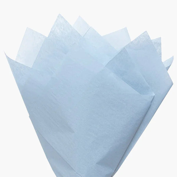 Tissue Paper 20 x 30" Antique Blue 25 Packs of 20 In Plastic