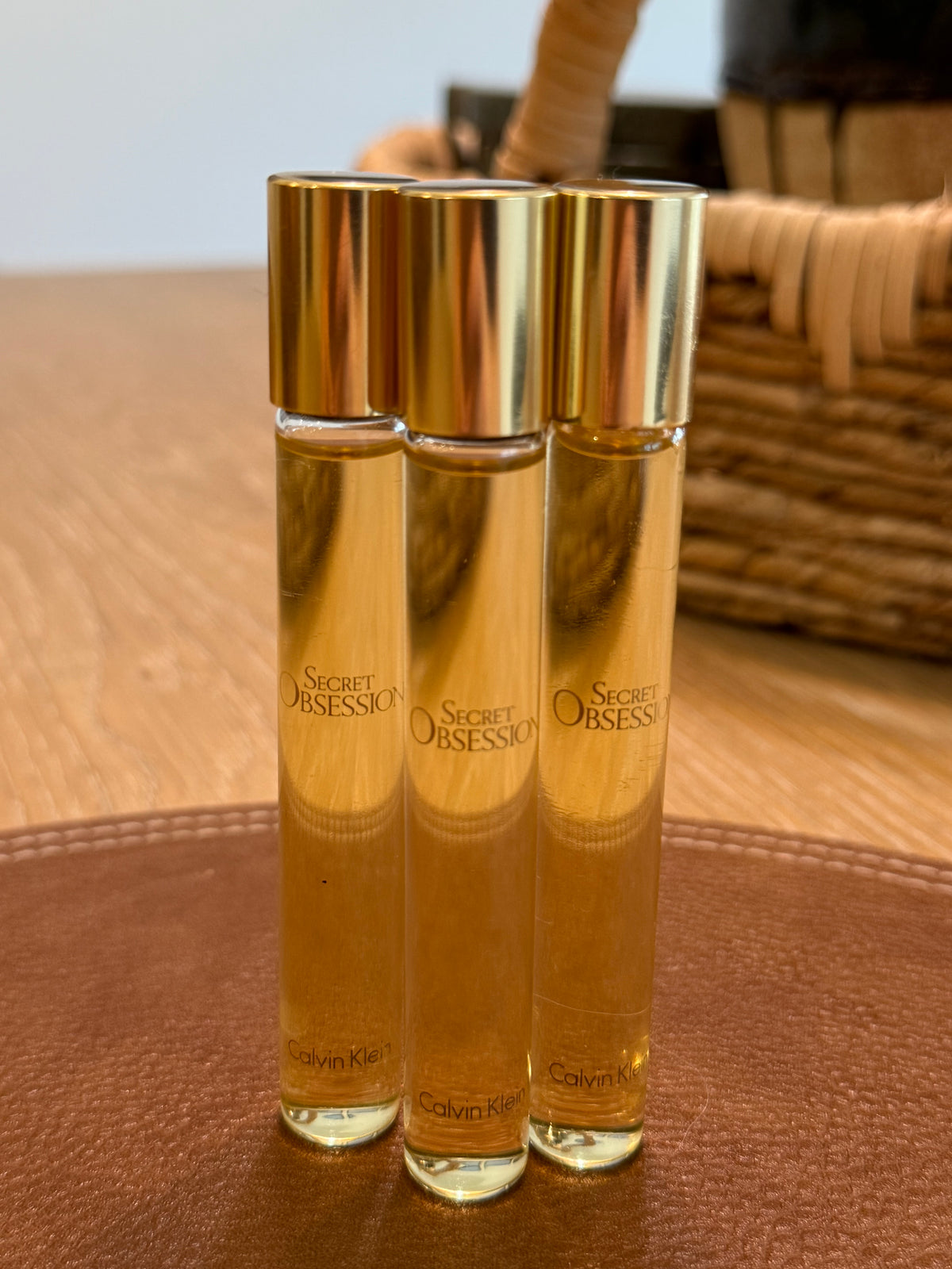 Calvin Klein Secret Obsession Eau de Parfum Roll-on Discontinued Qty 3 New No Box