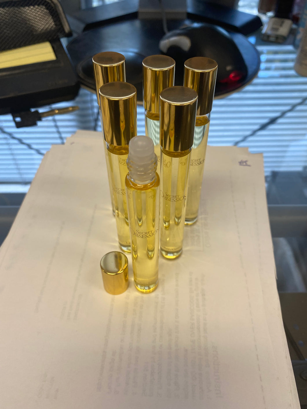 12 Calvin Klein Secret Obsession Eau de Parfum .33oz Rollerball/Roll-on New No Box