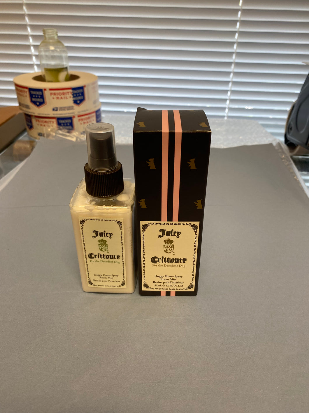 3 Juicy Crittoure For The Decadent Dog By Juicy Couture Doggy House Spray Room Mist Extremely Rare Item