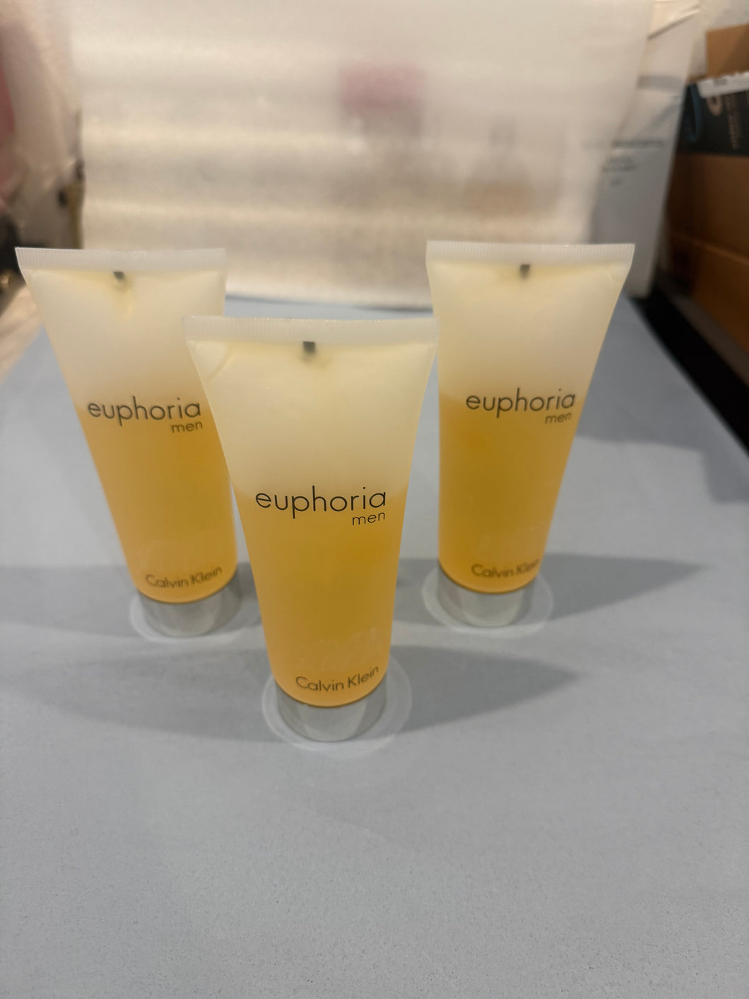 3 Calvin Klein Euphoria Men Body Wash/Shower Gel New No Box 3.4oz. Extremely Rare Item