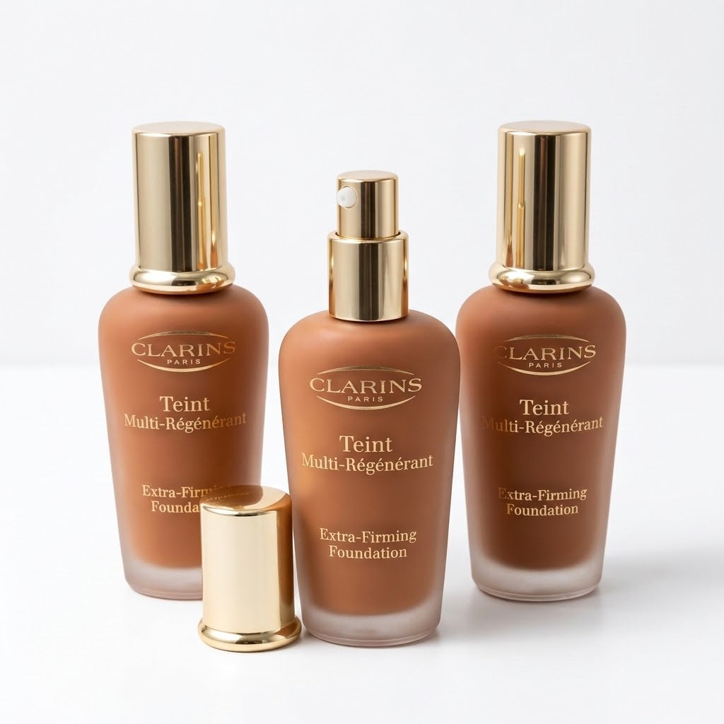 Clarins Paris Teint Multi-Regenerant Extra-Firming Foundation 17 Copper Discontinued Qty 3New No Box