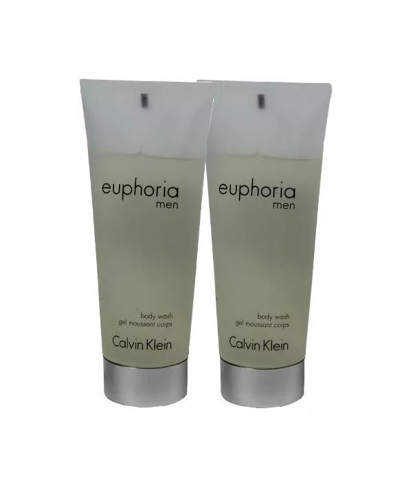 Calvin Klein Euphoria Men Body/Wash Shower Gel Discontinued Qty 2 New No Box