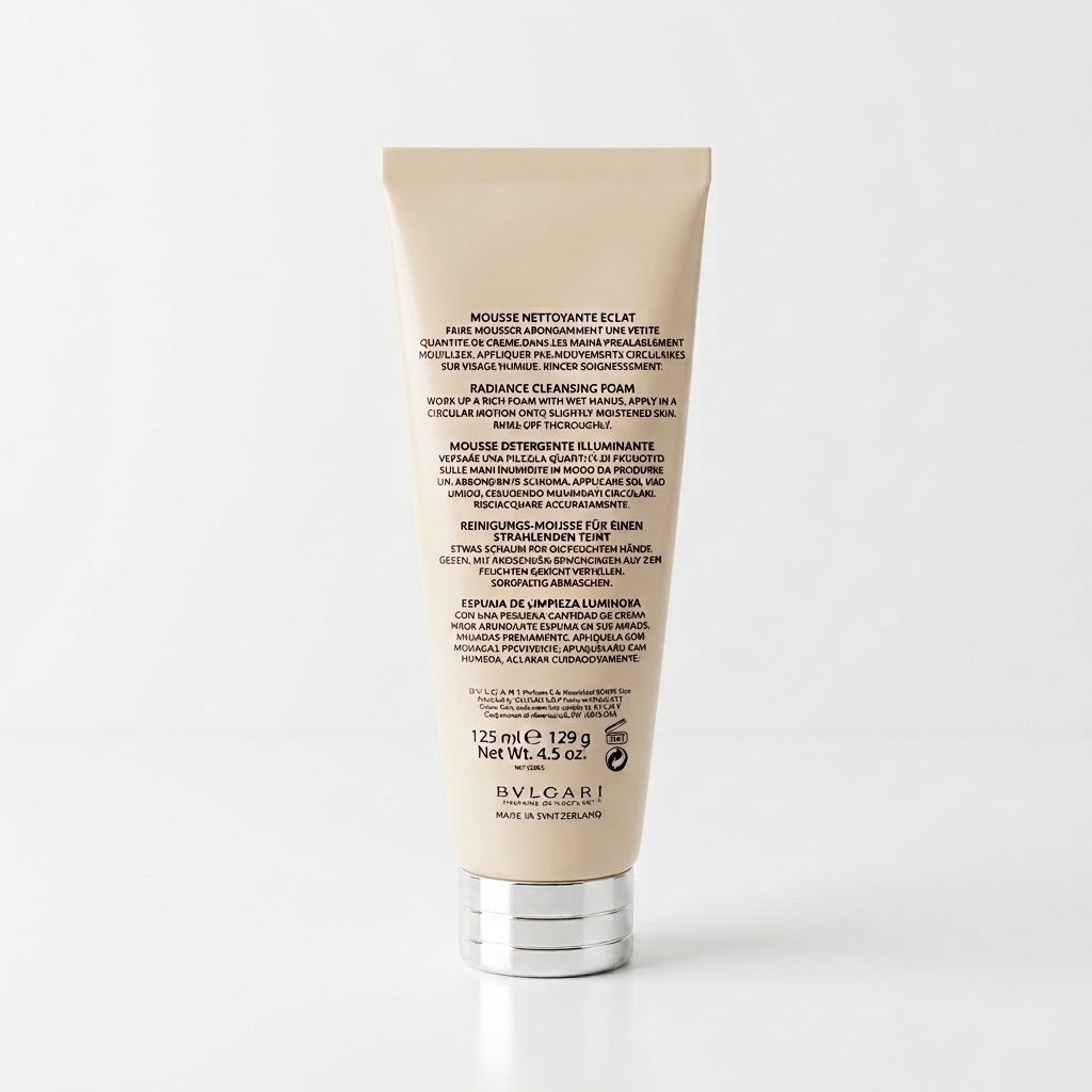 Bvlgari Radiance Cleansing Foam 4.5oz Discontinued Qty 1 New No Box