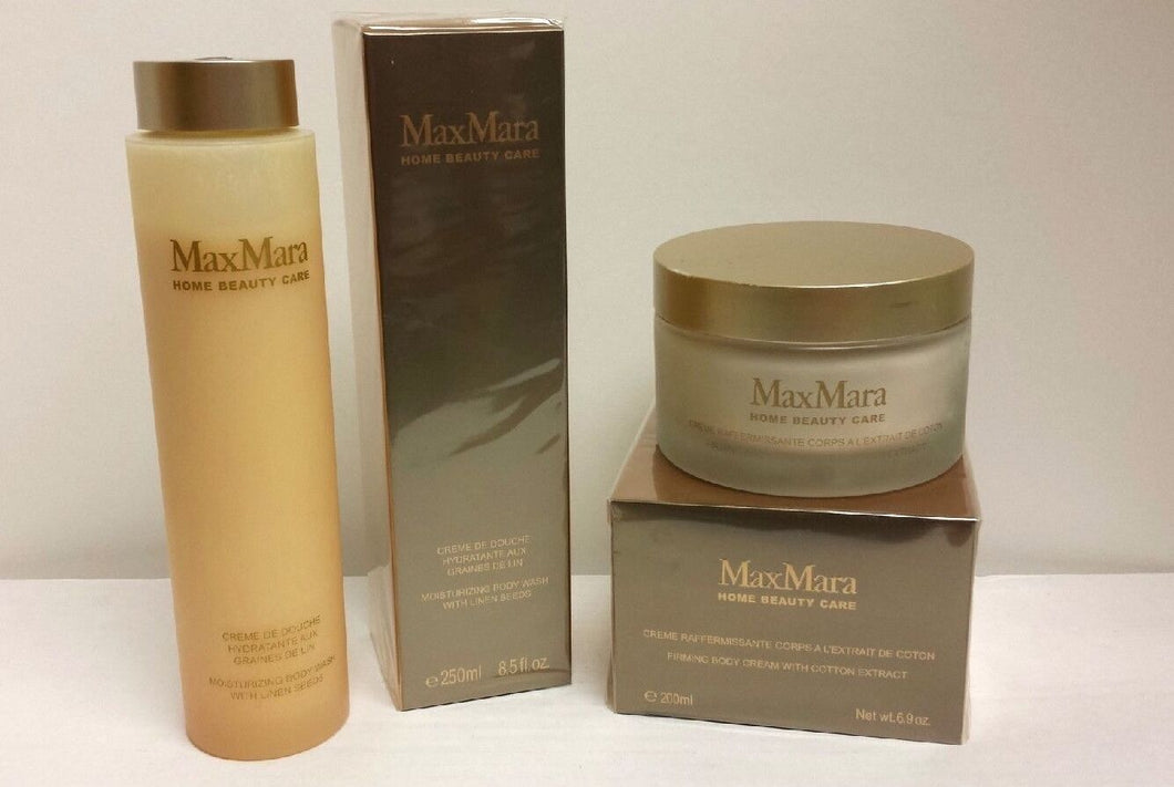MaxMara Firming Body Cream & Body Wash - 2 piece set  - New in Box